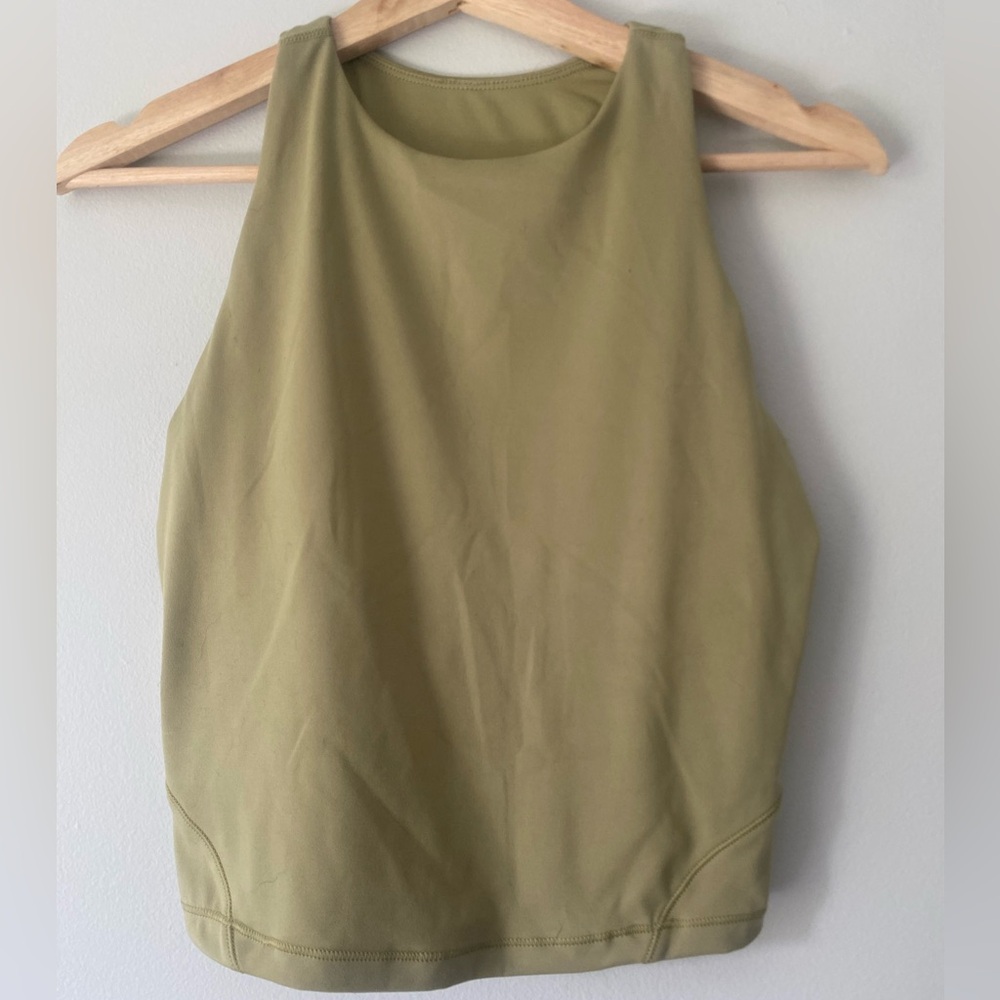 All in Motion Cropped Shelf tank